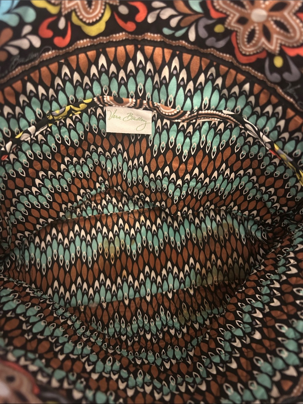 Vera Bradley Sierra Tote Retired - Picture 6 of 7
